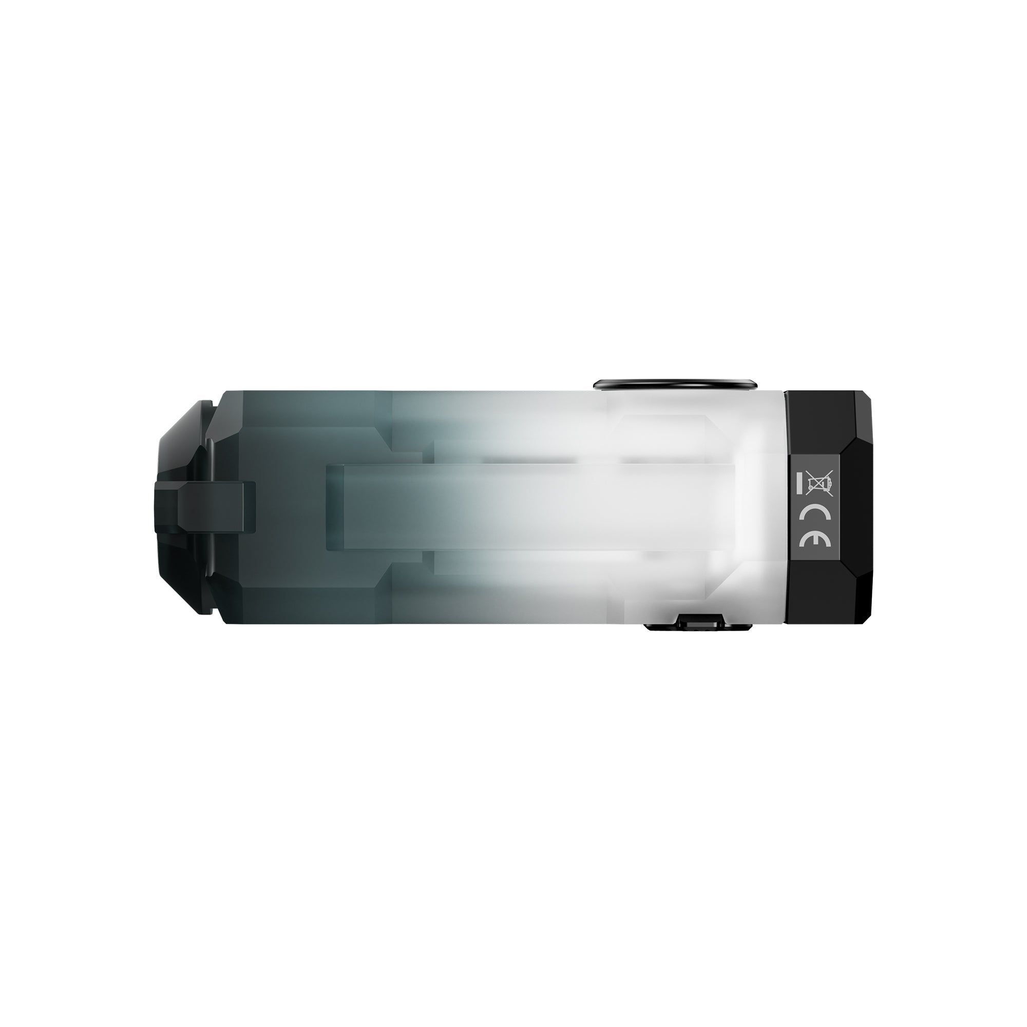 WUBEN E2 Pulse Sort – 150 lumen mini nøgleringslygte - Gelblastershop.dk