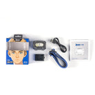 WUBEN H4 Sort – 800 lumen genopladelig pandelampe - Gelblastershop.dk