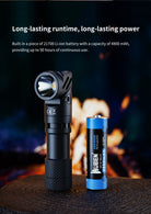 WUBEN L1 LED Lommelygte – 2.000 Lumen | Powerbank, USB-C & Drejeligt Hoved - Gelblastershop.dk