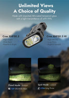 Wuben X1 Pro Lommelygte – 12.300 lm & 9.600 mAh Powerbank - Gelblastershop.dk