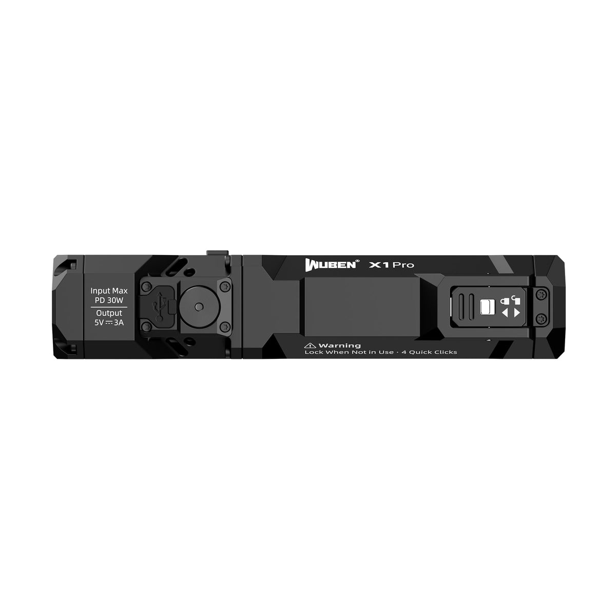 Wuben X1 Pro Lommelygte – 12.300 lm & 9.600 mAh Powerbank - Gelblastershop.dk