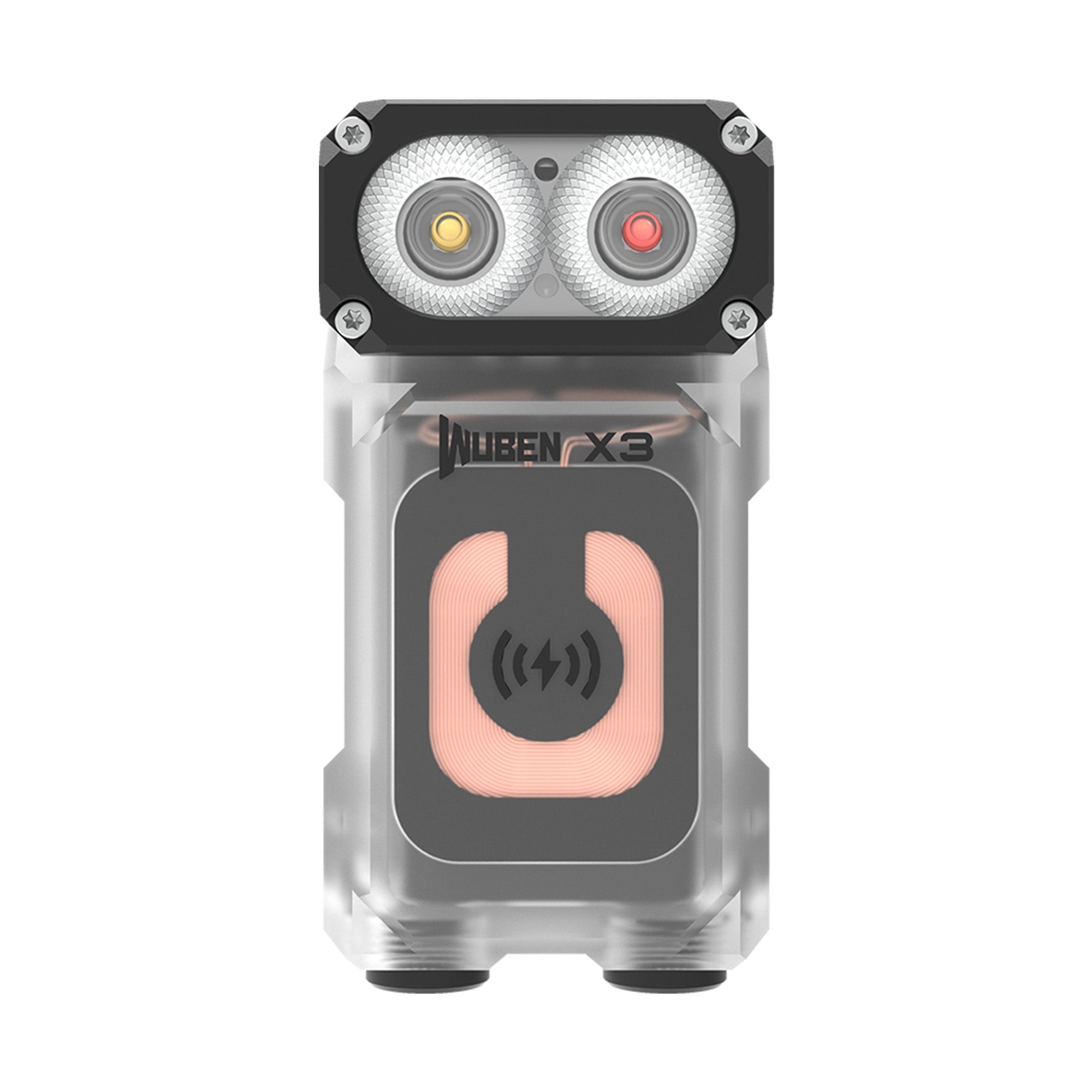 WUBEN X3 Owl Hvid – 700 lumen EDC lommelygte med ladeboks - Gelblastershop.dk