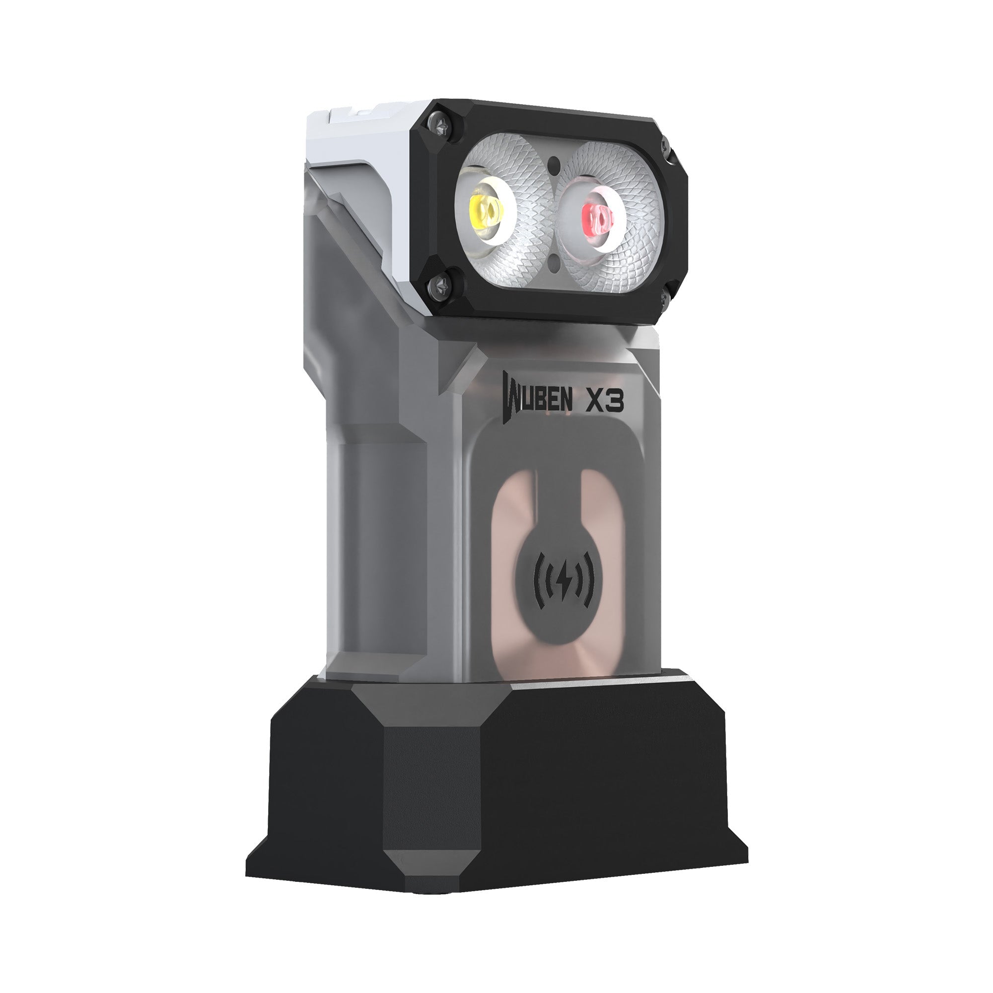 WUBEN X3 Owl Hvid – 700 lumen EDC lommelygte med ladeboks - Gelblastershop.dk