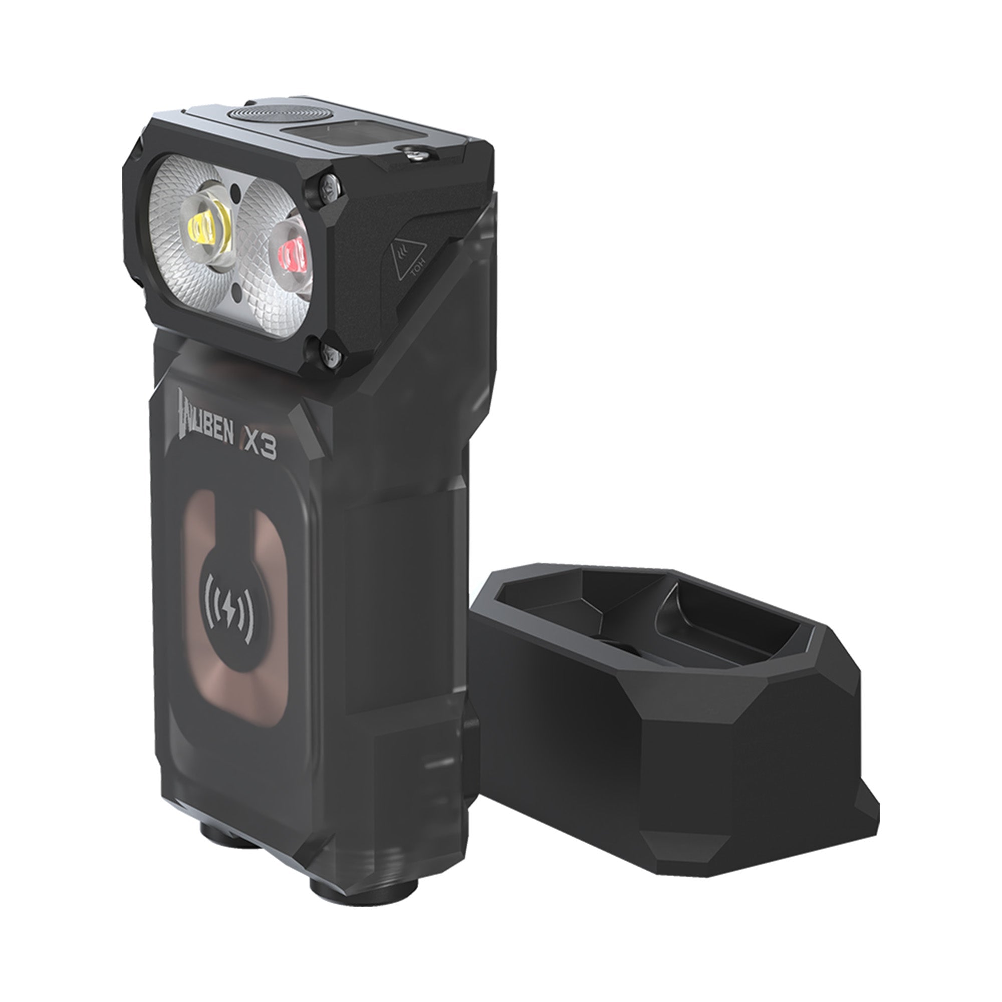 WUBEN X3 Owl Sort – 700 lumen EDC lommelygte med ladeboks - Gelblastershop.dk