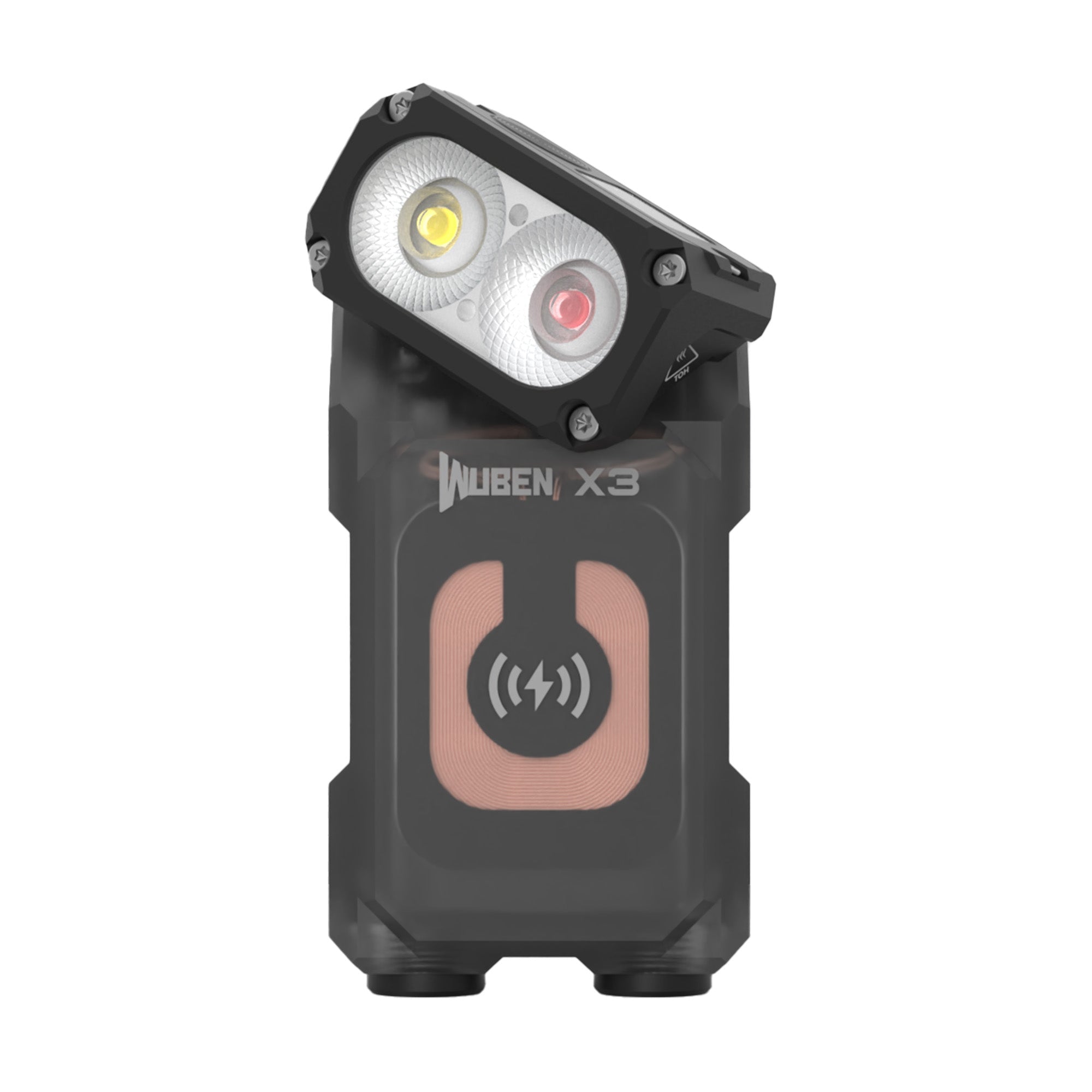 WUBEN X3 Owl Sort – 700 lumen EDC lommelygte med ladeboks - Gelblastershop.dk