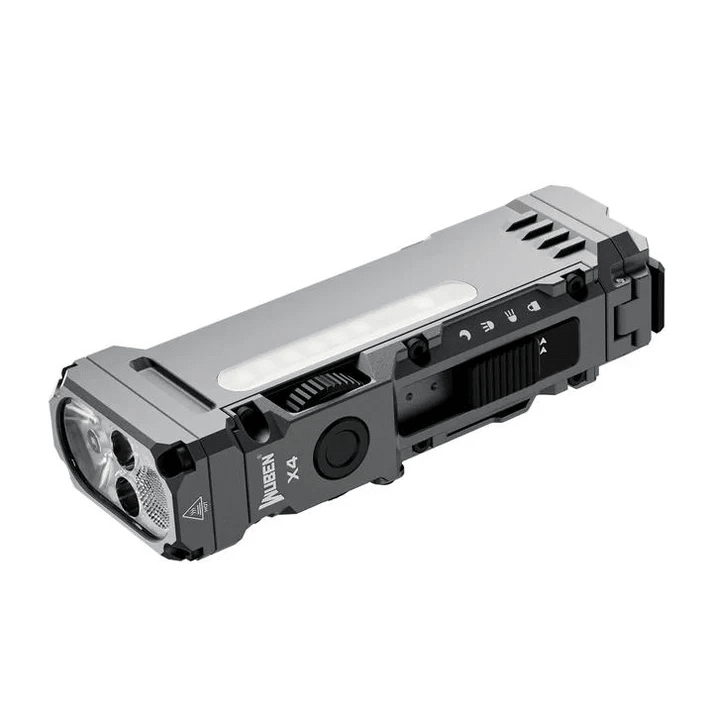 WUBEN X4 Grey – EDC LED Lommelygte, 1.500 Lumen - Gelblastershop.dk