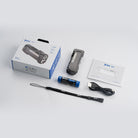 Wuben X4 Grey lommelygte med 18650 batteri, USB-C kabel, lanyard og brugermanual
