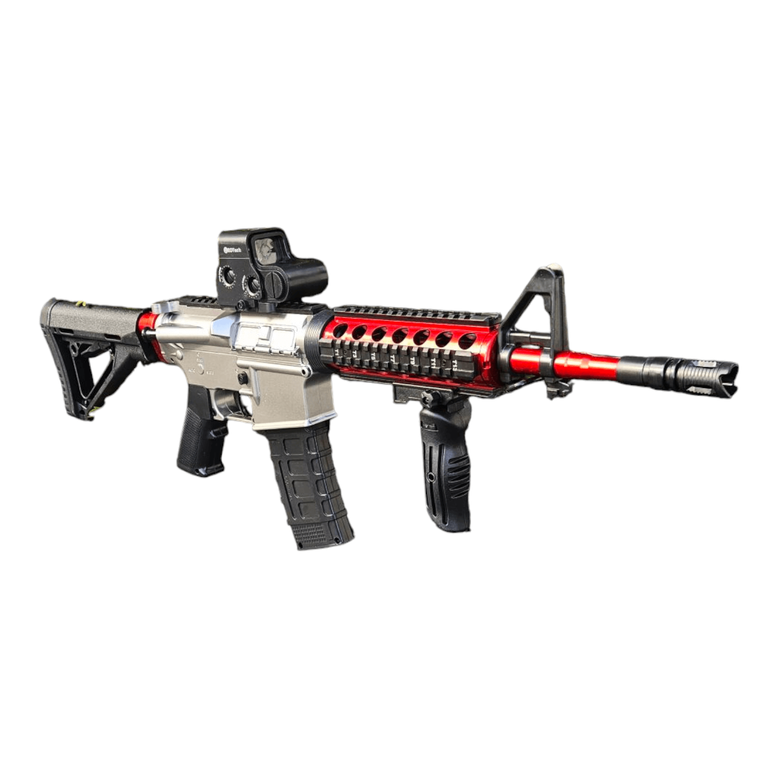 Xs 18 Red/Metal Gel Blaster TopModel - Gelblastershop.dk