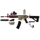 Xs 18 Red/Metal Gel Blaster TopModel - Gelblastershop.dk